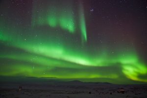 Images of Dancing Northern Lights in Greenland